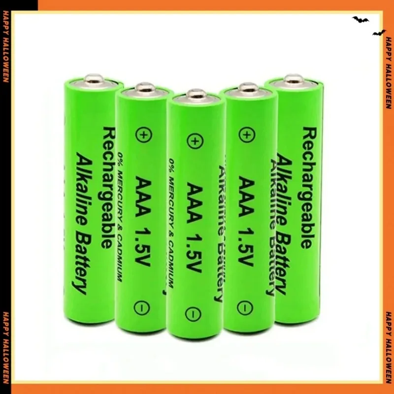 Batería alcalina recargable de 1,5 V, pila AAA de 3800mAh, para linterna, ratón, reloj, Control remoto, etc. + cargador