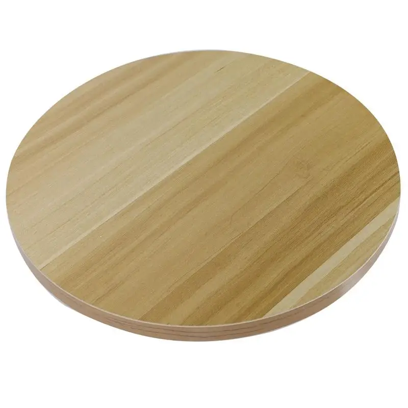 Wooden Turntable Bearing Swivel Plate Wooden Round Rotating Plate for Home Dining Table