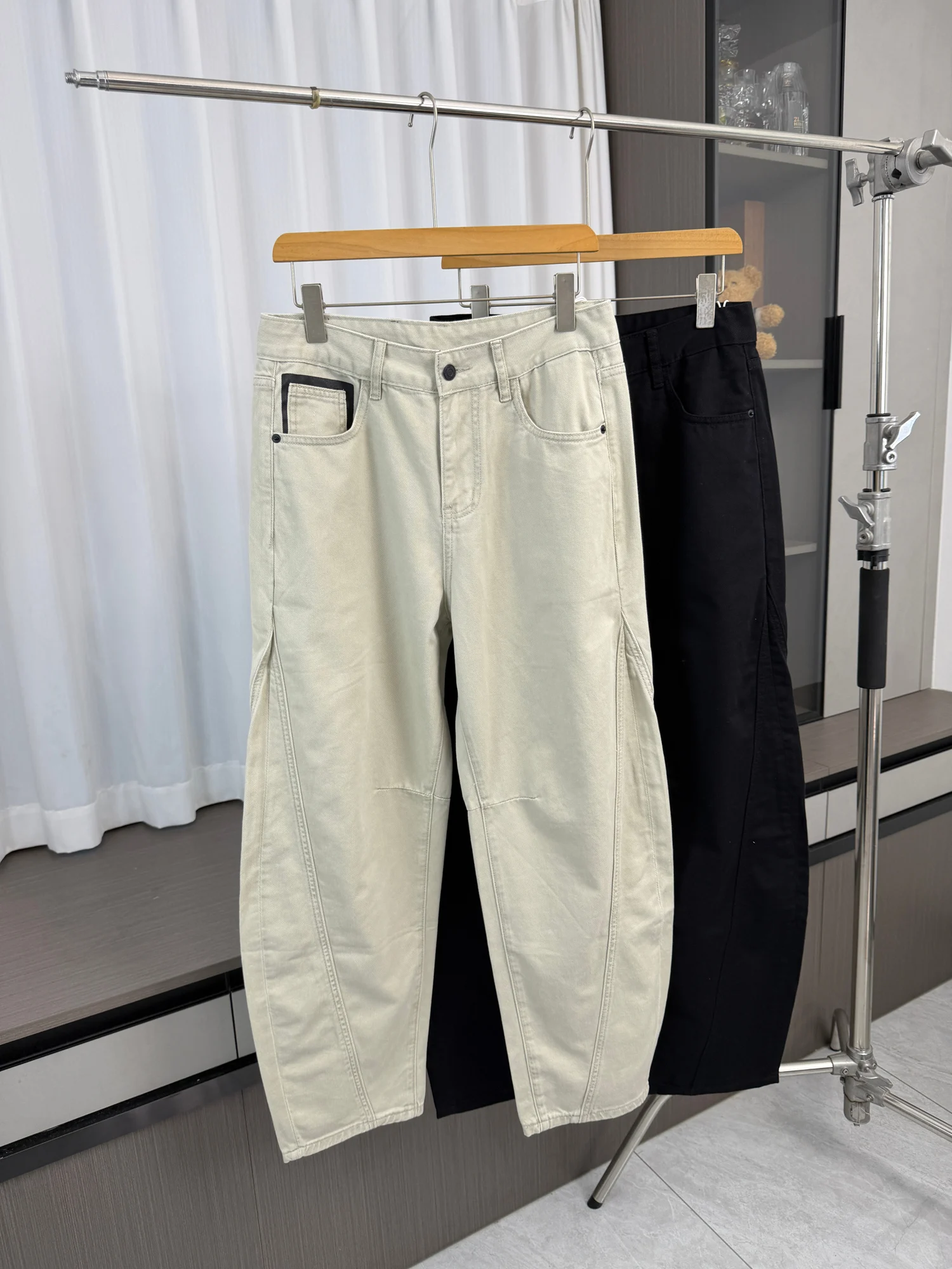 Casual Loose Straight Leg Pants Men's Spring Summer Commute Versatile Trousers Strong Design Sense Three-Dimensional Tailoring