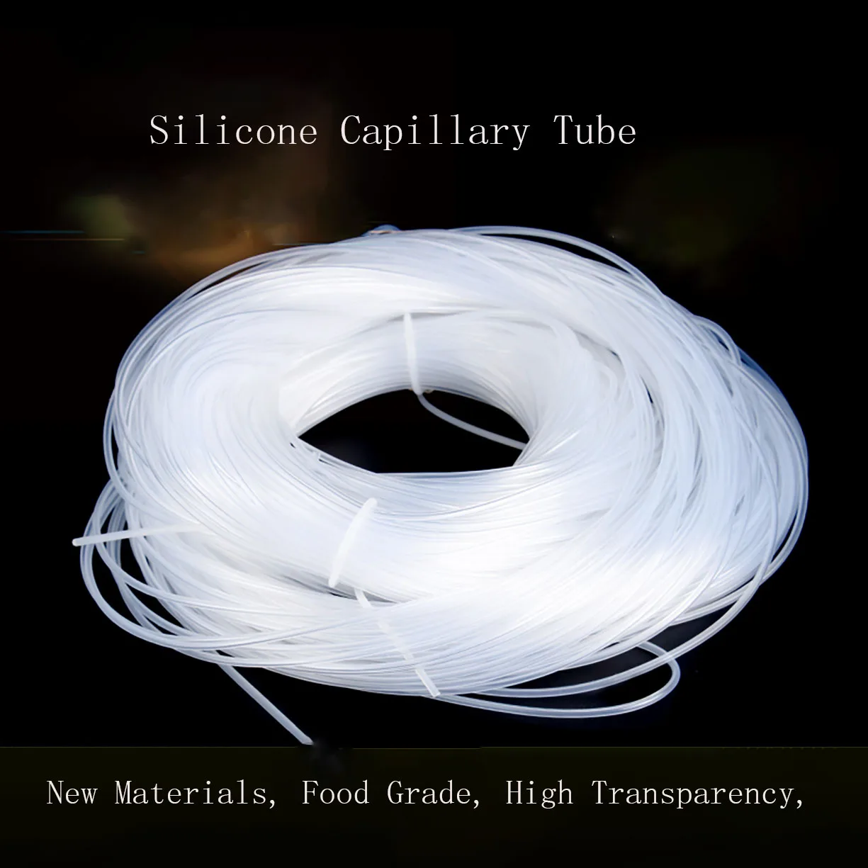 

10M Food Grade Silicone Rubber Hose Transparent Flexible Capillary Silicone Tube Diameter 0.3-9mm Clear Tub