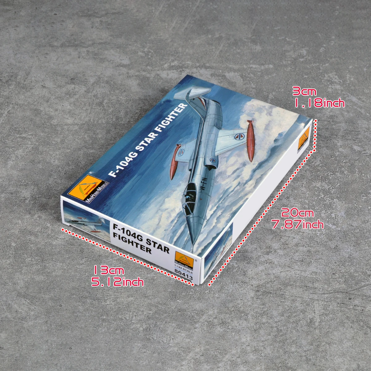 MiNiHobby 1/144 80413 US F-104G Star fighters Assembled Aircraft Set Static plastic model