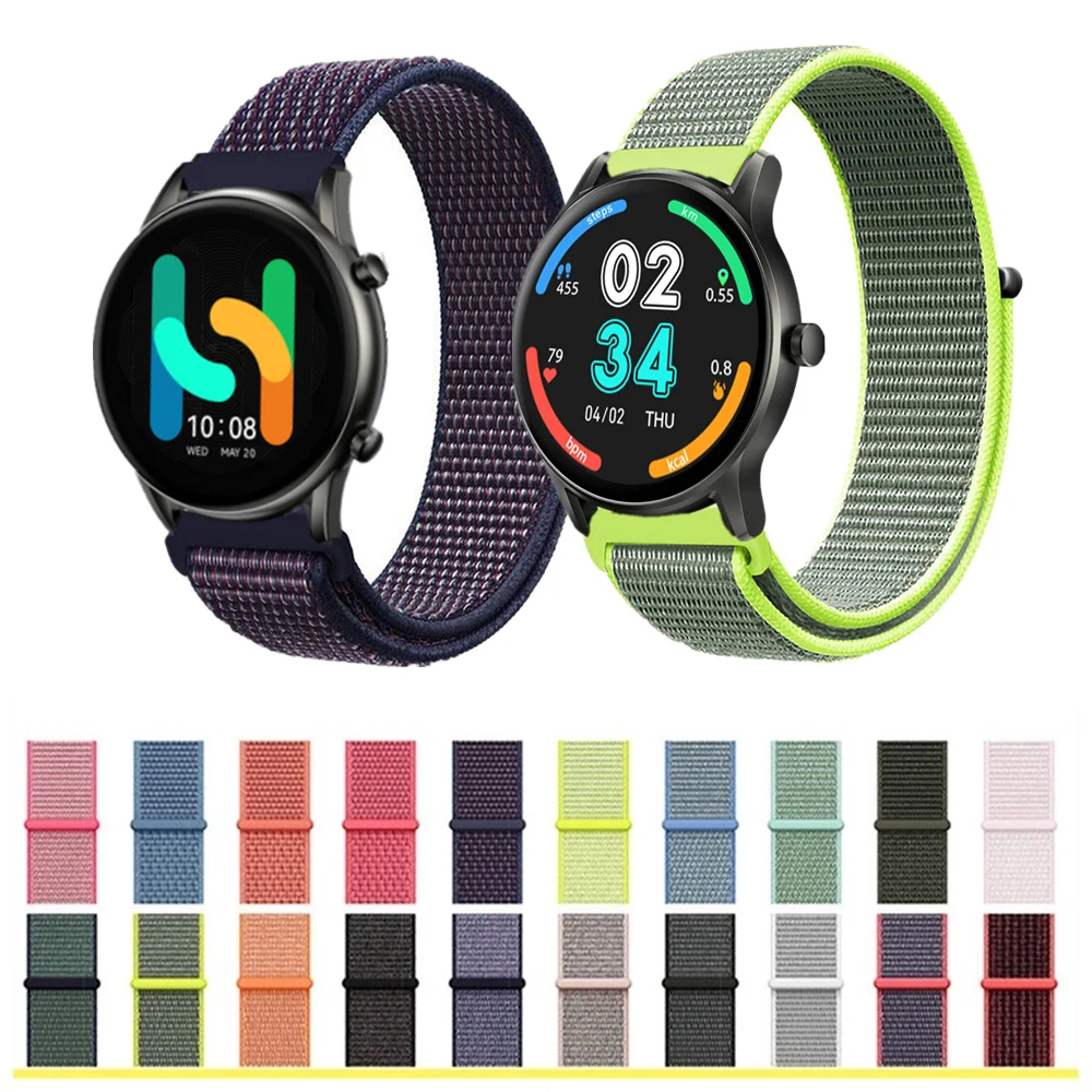 Loop Woven Nylon Wrist Strap For Haylou RS4 PLUS RS3 Sport Bracelet For Haylou GS GST Lite RT RT2 Smart Watchband Accessories