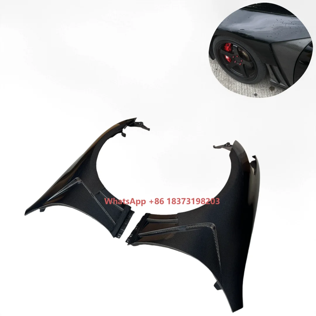 

Vented Front Fender Carbon Fiber for Infiniti G37 2008-2013 2-Door (No Light Hole) Direct Fit High Strength