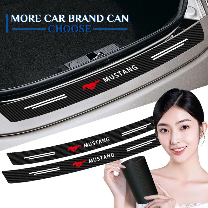 Protector de Parachoques Trasero de Fibra de Carbono para Ford Mustang F10 Zapatillas Gt Shelby 2005 2015 Mujer 2012 Kuga