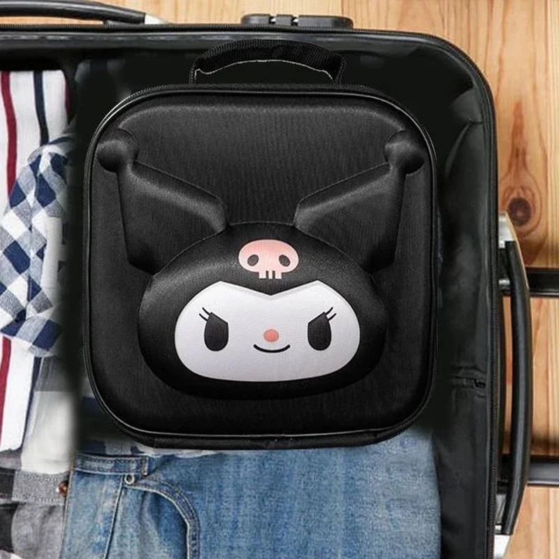 Kawaii Sanrio Hello Kitty Cosmetic Bag Kuromi My Melody Cute Large Capacity Waterproof Beauty Storage Bag Girls Travel Wash Bag