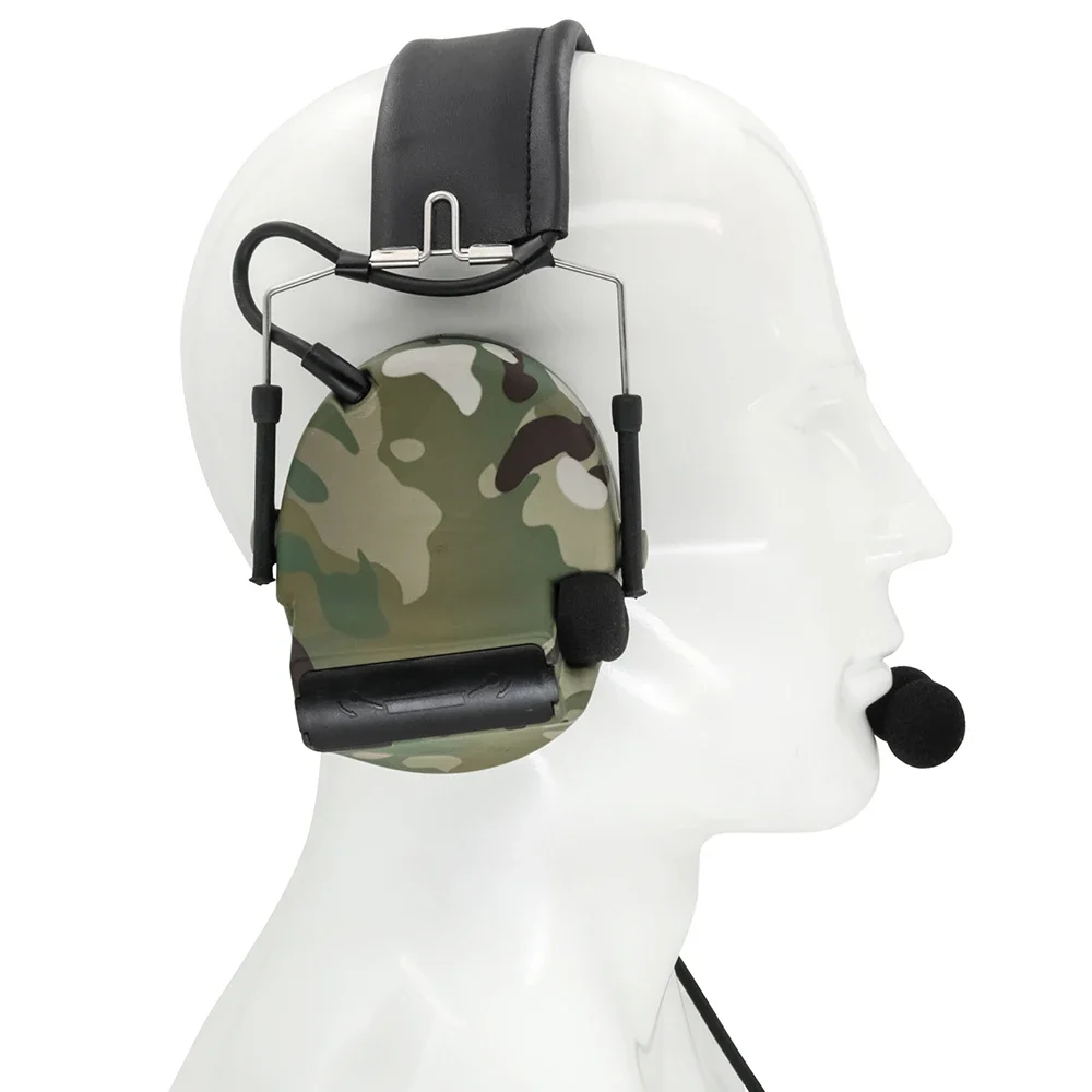 TCIHEADSET auriculares tácticos Comta II Airsoft auriculares militares auriculares con reducción de ruido caza protección auditiva orejeras