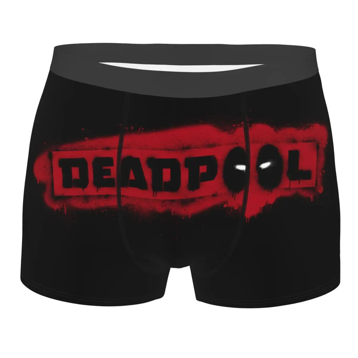 Deadpool Logo Men Boxer Shorts Cozy Underwear Underpants