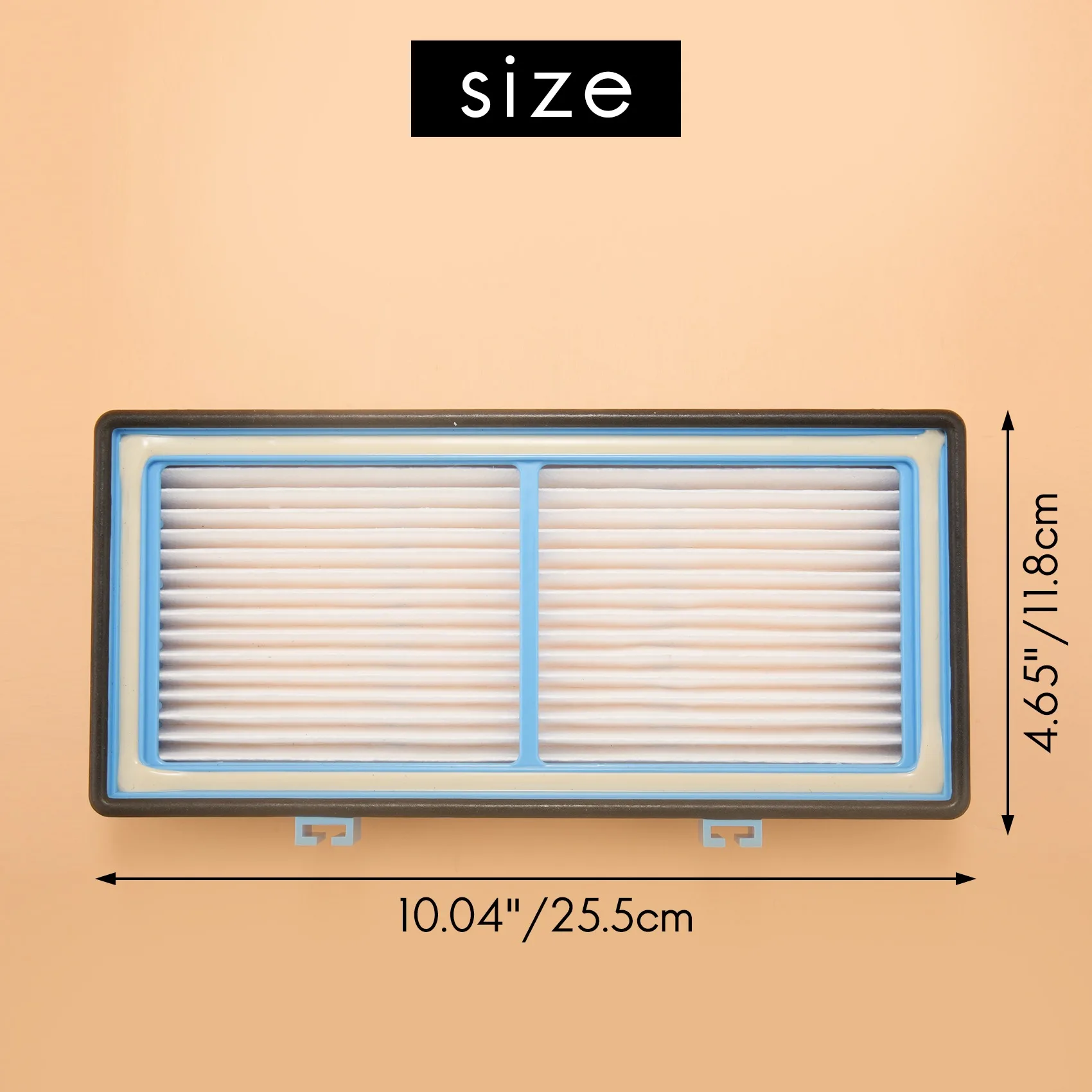 2 HEPA + 4 filter penguat karbon, untuk seri Holmes Air AER1