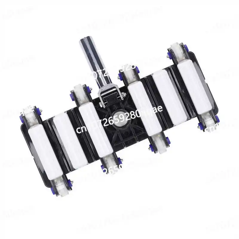 

14-дюймовая вакуумная щетка для бассейна, пластиковая ручная всасывающая головка для чистки бассейна с колесами, боковая щетка для воды в бассейне