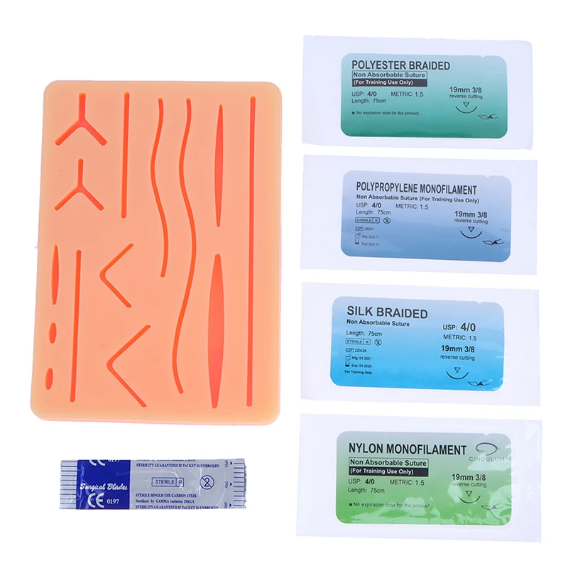 Suture Training Kit Anatomy Practice Suture Pad Model To Be Used By Medical Student MedicalAccessories For Learning Training Kit