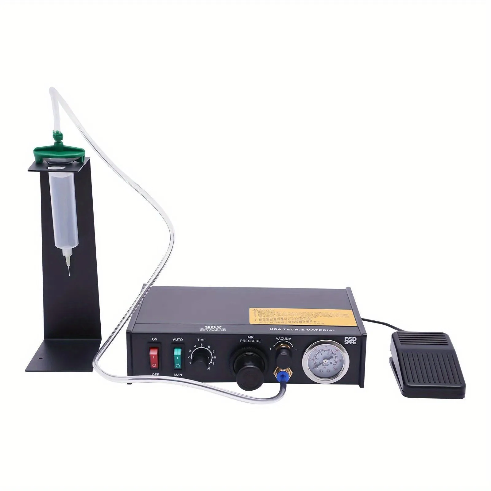 20W Pneumatic Dispensing Controller Glue Dispenser Solder Liquid Controller 982, Glue Dispenser Machine Solder Paste Controller