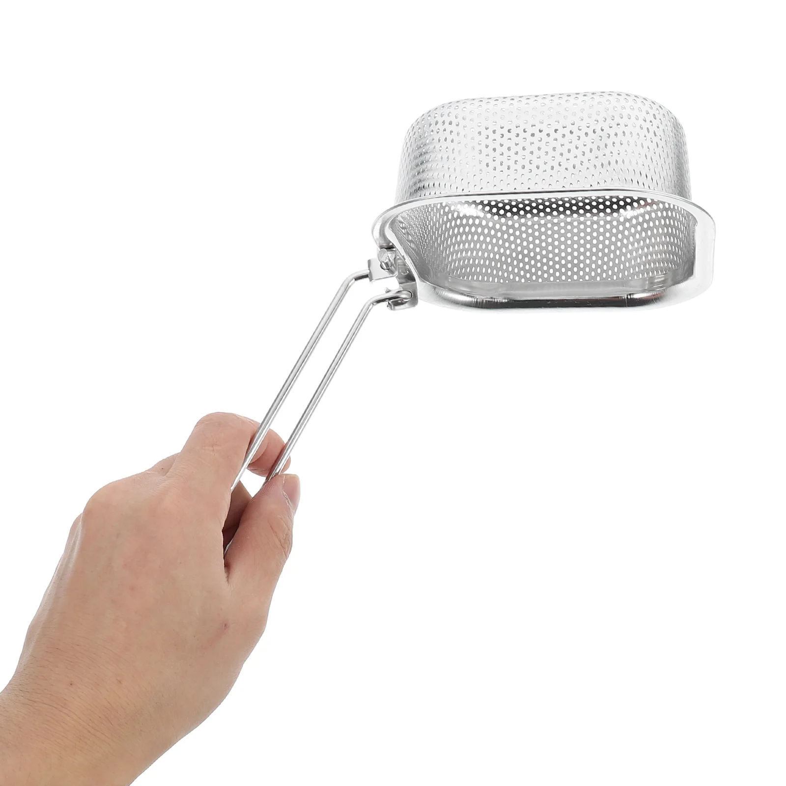 

Stainless Steel Noodle Spoon Foldable Hot Pot Strainer Mesh Filter Colander Oil Draining Basket Kitchen Tool Material
