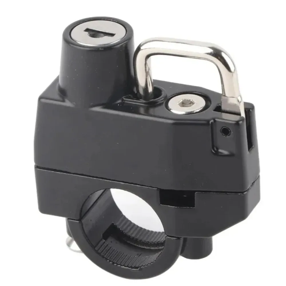New for Helmet Lock Anti-theft Locker Locking Device Rustproof Fine Workmanship Compact Size Convenience Motorcycle Supplies