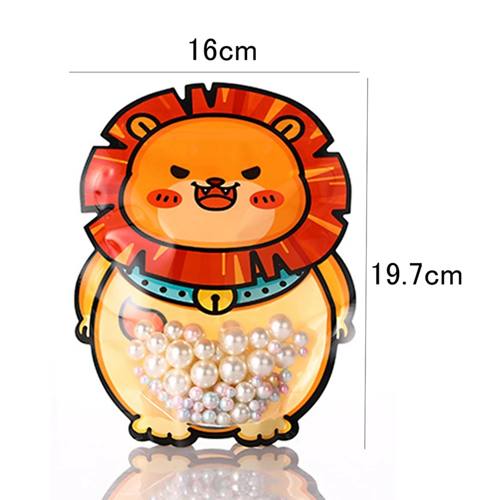 10/20PC Astronaut Candy Bags For Kids Gift Bags Spaceman Rabbit Cat Lion Hedgehog Snack Cookie Bag Outer Birthday Party Decora