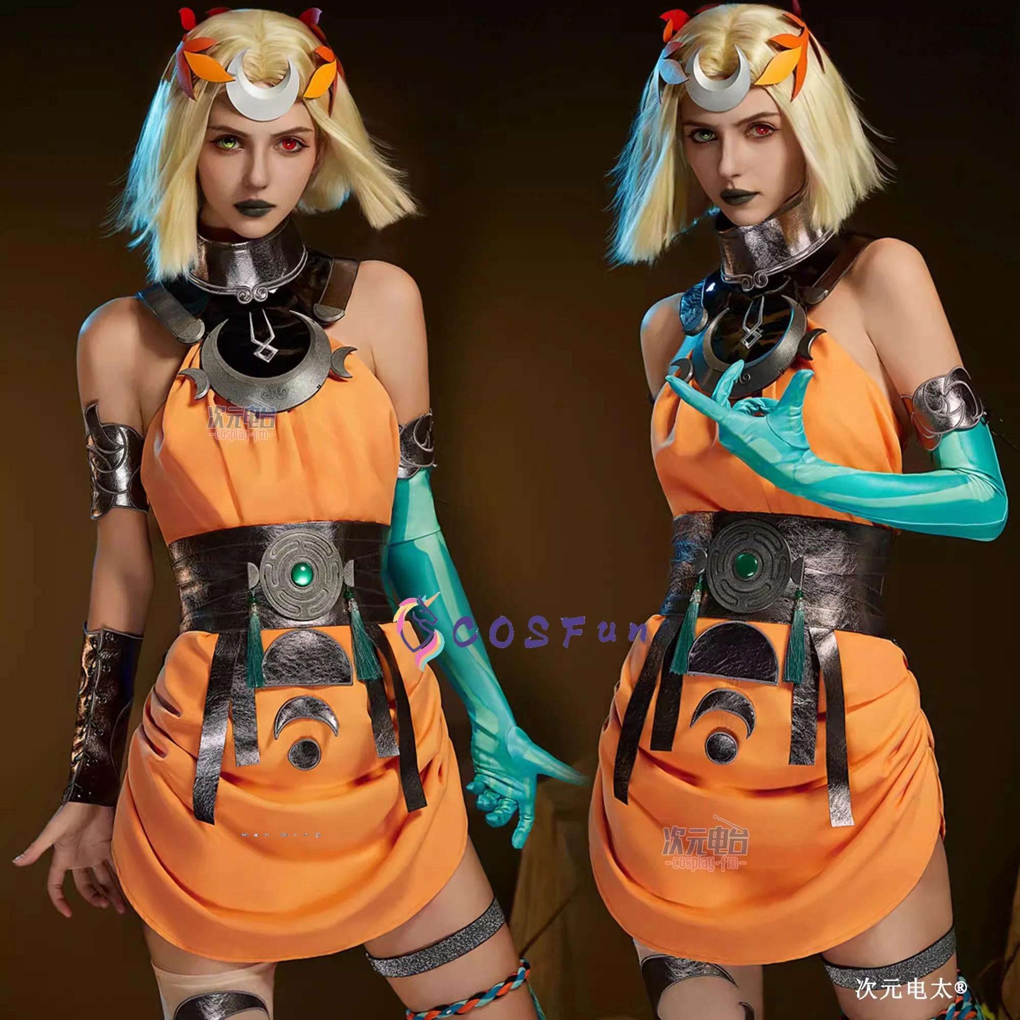 

Hades Melinoë Cosplay Costume Anime Role Play Women Girls Sexy Elegant Halloween Party Dress Suit Full Set COSFun