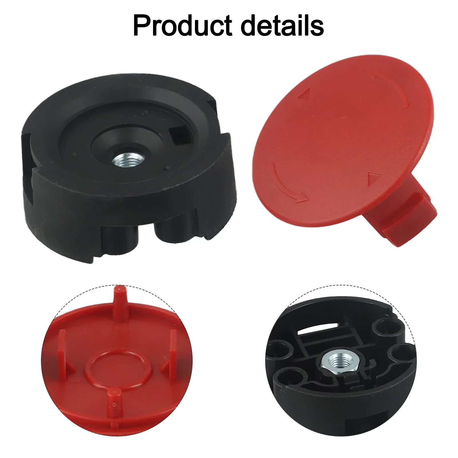 

Brush Cutter Parts Trimmer Head For Trimming Grass Sturdy Gardening Tools Quality Plastic For Bosch Brush Cutters