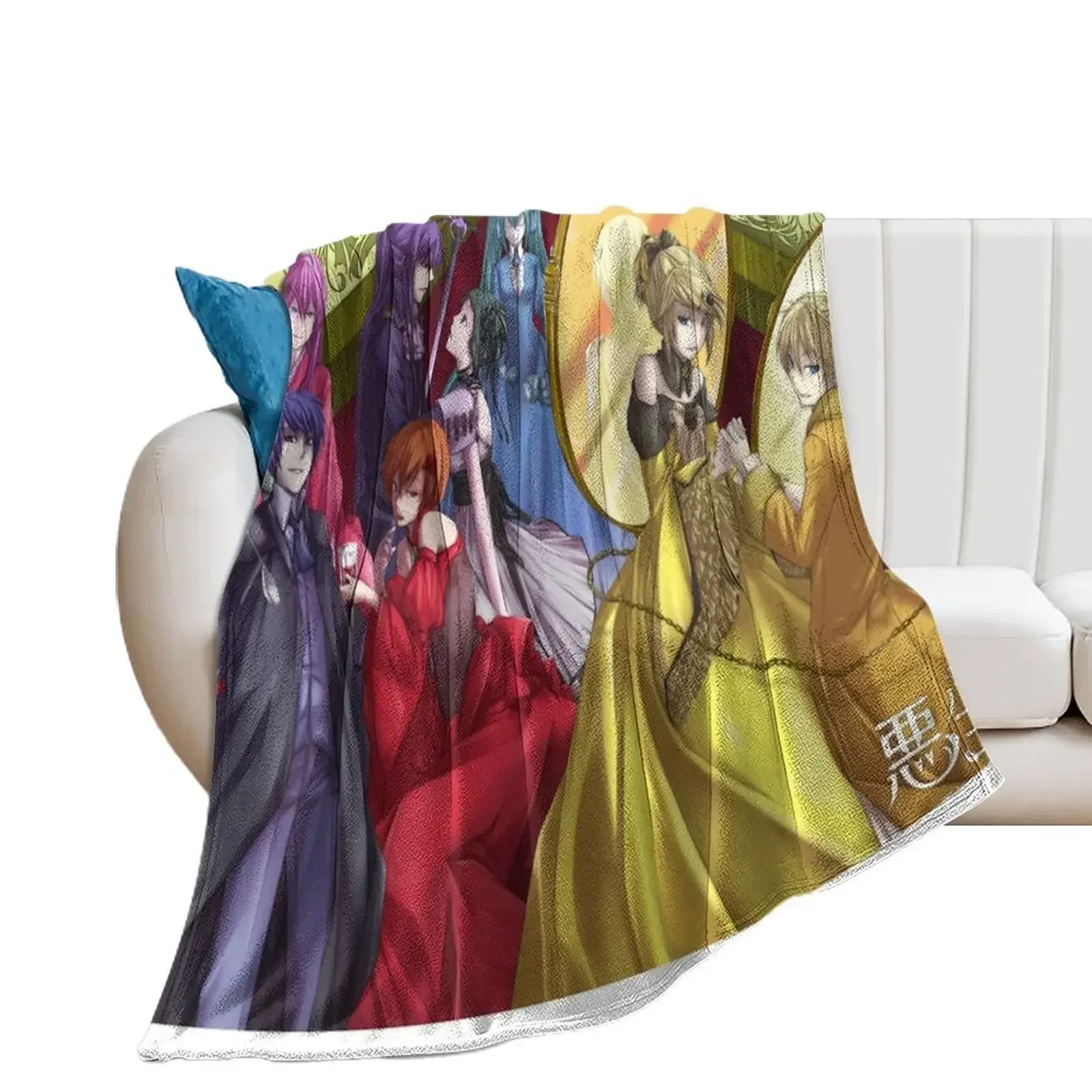 Evillious Chronicles - VOCALOID Throw Blanket Decorative Throw Stuffeds Blankets