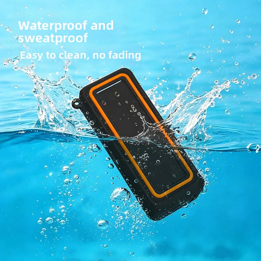 Soft Silicone Portable Charger Protective Case Anti-Drop Carrying Organizer Bag For Anker Power Bank (26250mAh 300W) Dustproof