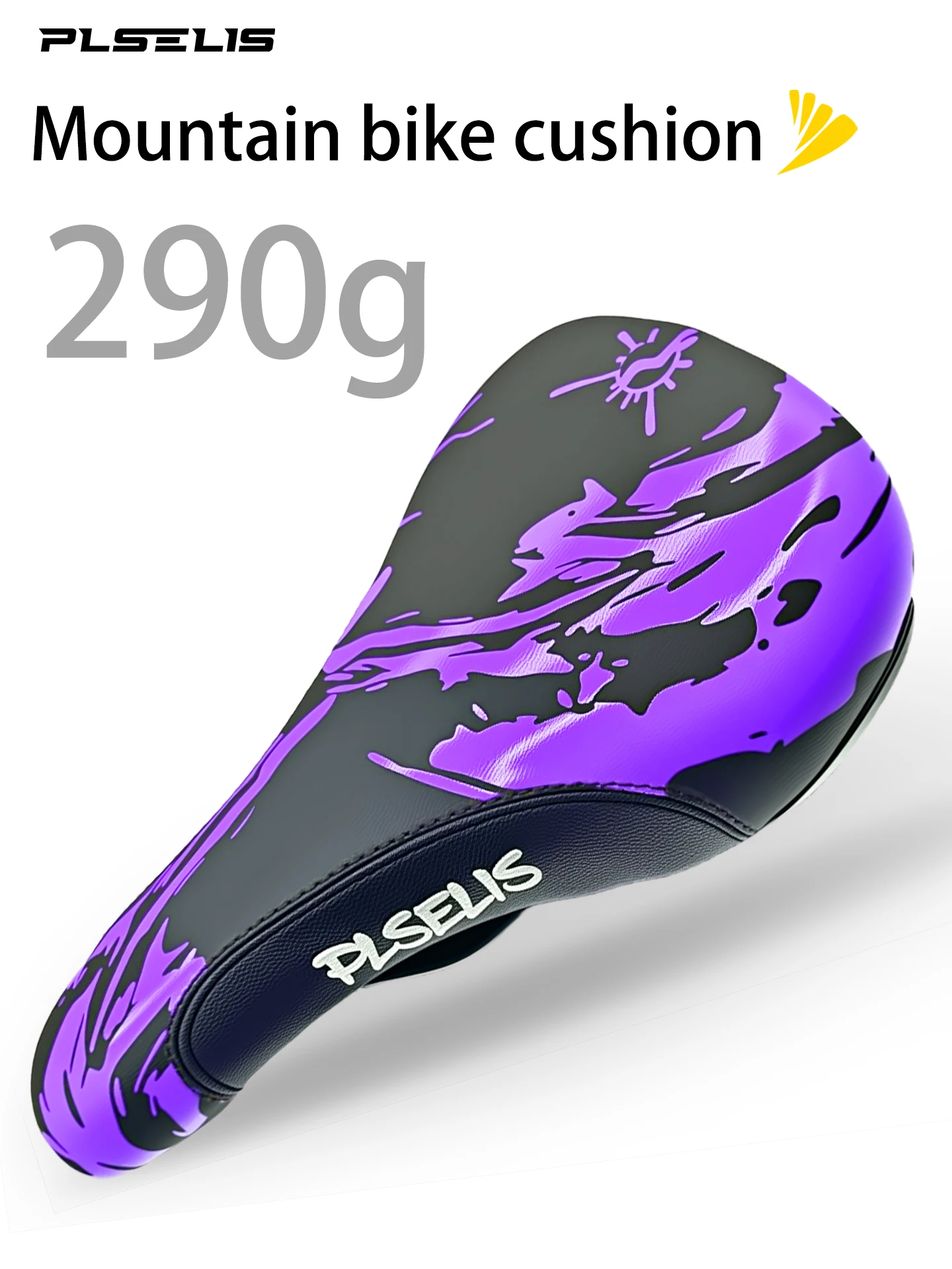 AliExpress plselis PLSELIS MTB Cycling Saddle, PU Leather Surface, Sturdy Nylon Base, Soft Sponge. 290g Lightweight, Reduces Riding Fatigue.