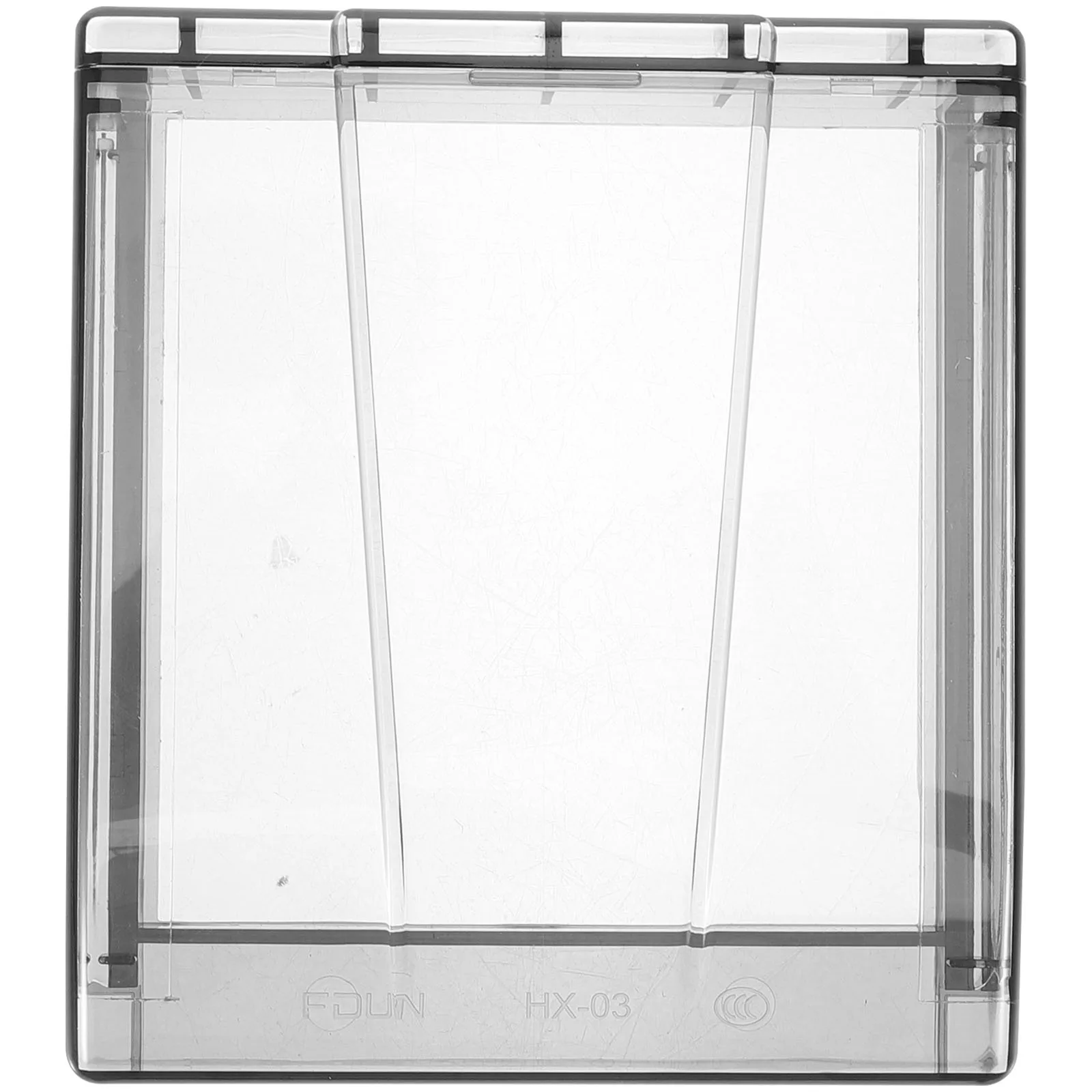 غطاء منفذ مانع لتسرب الماء، واقي مقبس مقاوم للماء، أسود لاصق منزلق، صندوق تبديل الجدار، متانة بلاستيكية للحمام في الهواء الطلق #5