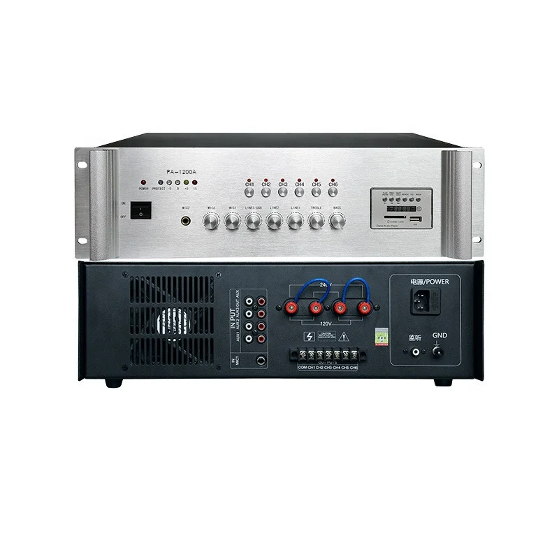 High  Power  Amplifier  BT  Audio  Amplifier Hot  Selling  Series 1200W  Combined Power Amplifier