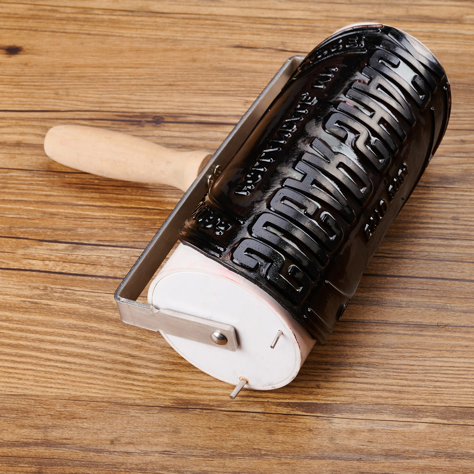 Custom Roller Stamps Large Size Logo Wooden Stamp Personalized Seal for Business Paper Packaging Wedding Invitation Seals Gift