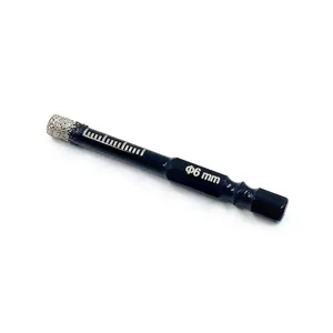 Hexagonal Shank Dry Ceramic Tile Drill, Hole Saw Diamond, Dry Marble Granite, Vitrified Tile, Holy Opener, 5-16mm 8 Main Sales Sierra Cup Diamond for Porcelain - №3