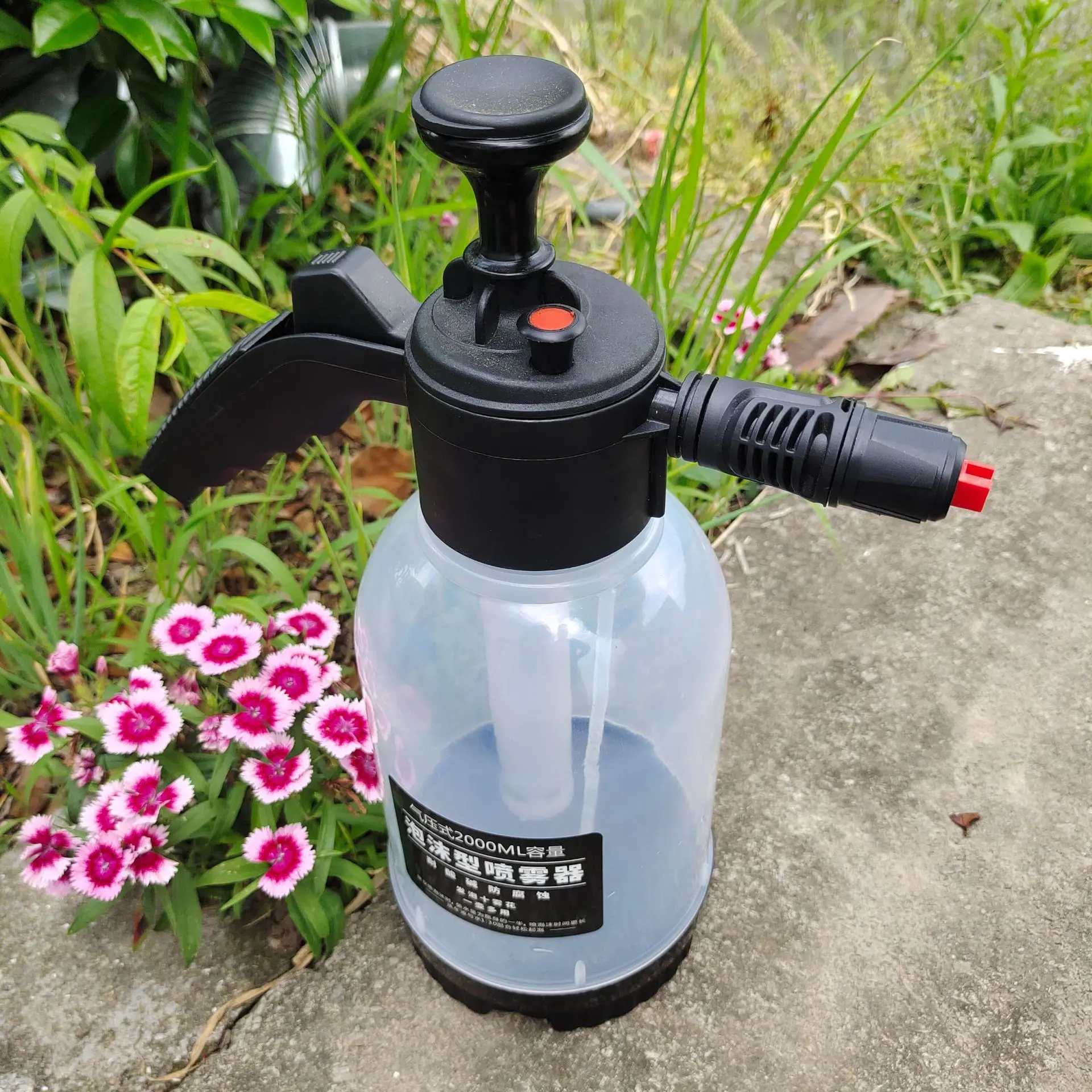 

Foam spray can 2L manual air pressure car wash pot spray can dual-use hand-held spray home gardening wholesale bubble
