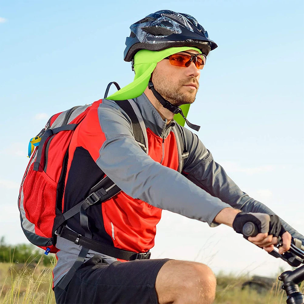 

2 Pcs Reflective Cycling Hat for Men Cooling Skull Cap Neck Cover Sun Outdoor Riding Breathable Lightweight