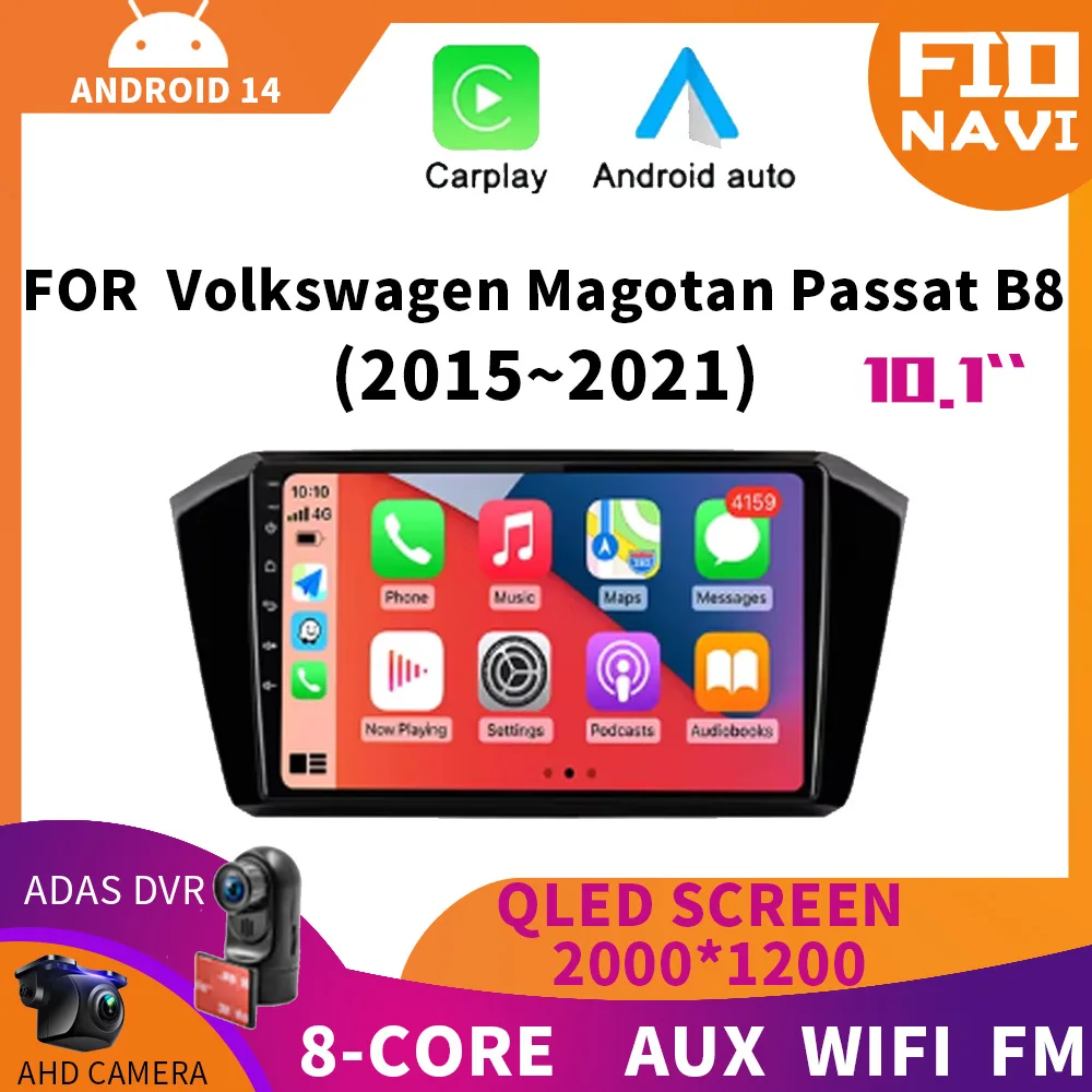 

Android 14 DSP For Volkswagen VW Magotan Passat B8 2015-2021 Car Navigation GPS Video Player QLED Screen Multimedia Radio Stereo