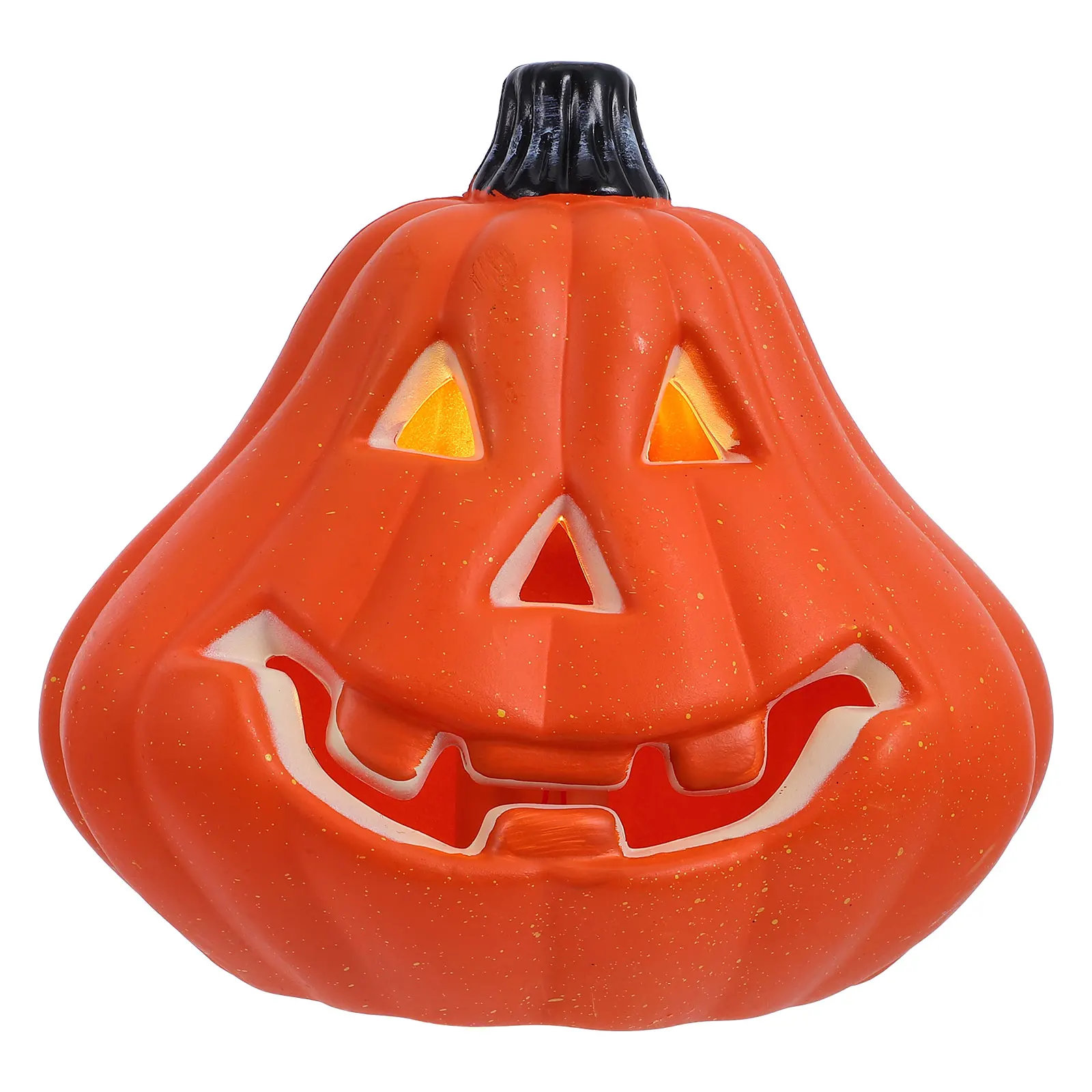 

Pumpkin Lantern Halloween Jack-o-lantern Decor Simulated Plastic Decoration Lights