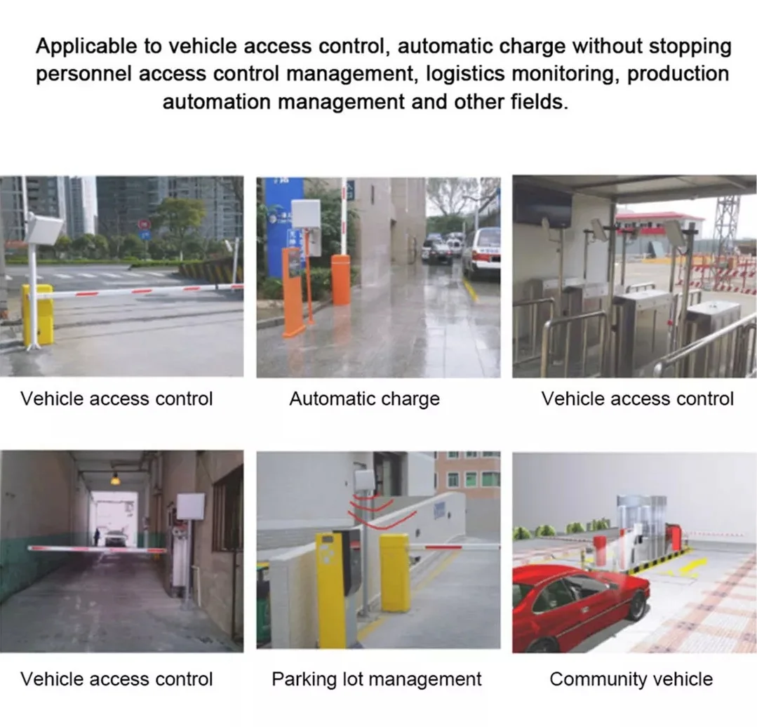 

UHF5 Pro RFID Reader, 2-8m Range, 865-868MHz, IP66 Waterproof, Wiegand/RS485 Output, CE/FCC, for Vehicle & Personnal Access