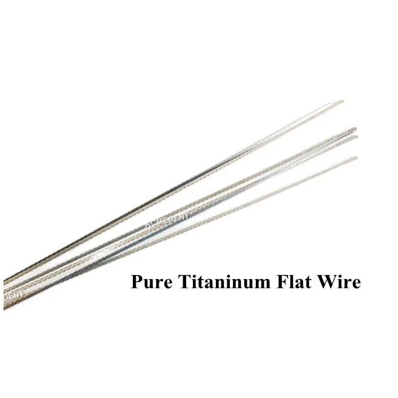 Dental Lingual Retainer Twist Wire Flat Pure Titaninum Flat Wire