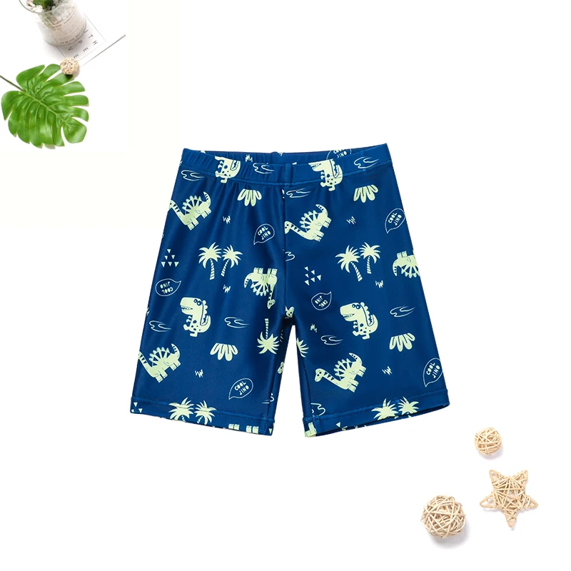 Купальник с рисунком заката дракона для детей и мальчиков, комплект из трех предметов сплит-типа, пляжная одежда, быстросохнущий и удобный детский костюм