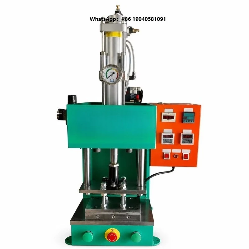KH-4013B Pneumatic Flat Plate Hot Press Machine 1.5 Tons Semi-Automatic Embossing Machine for Pressing Patterns Leather Straps