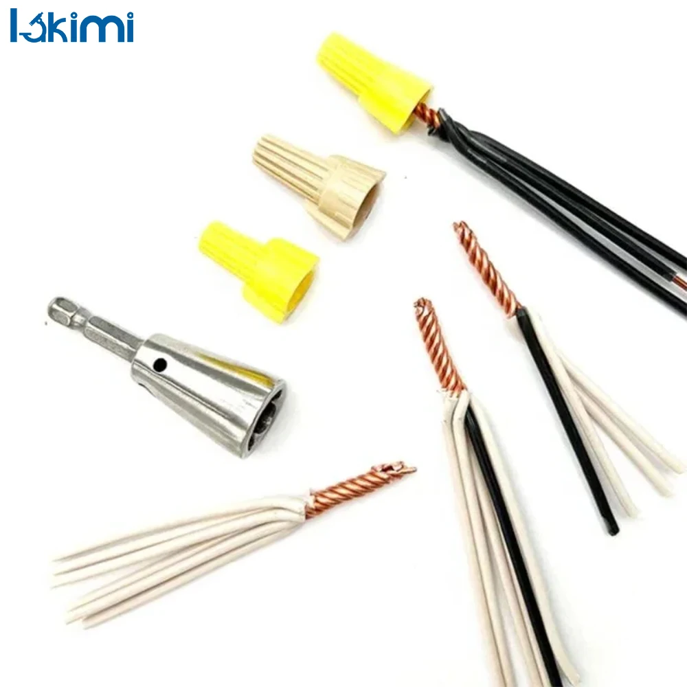 

Инструменты для скручивания проволоки, 1 шт., многофункциональный инструмент для электрических дрелей, шуруповерты, артефакт, витой соединитель, кабельное устройство LK-AA118