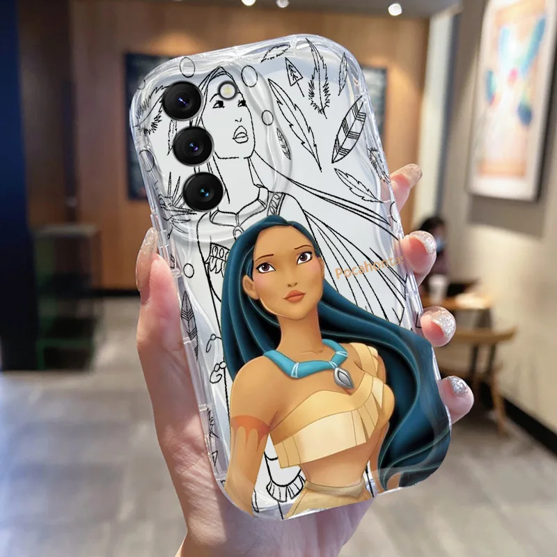 Disney Pocahontas Cream Phone Case For Samsung A 30 25 24 23 21 20 15 14 13 11 10 05 04 03 02 S E Core Funda Shell Cover Capa