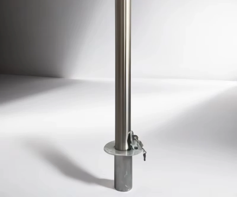 Embedded Removable Security Padlock Operation Guard Fixed Pillar Street