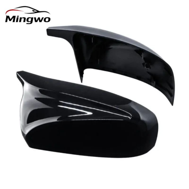 

1 Pair 51162182697 51162182698 For BMW X5 E70 X6 E71 2007-13 Side Wing Mirror Cover Caps Gloss Black Left+Right