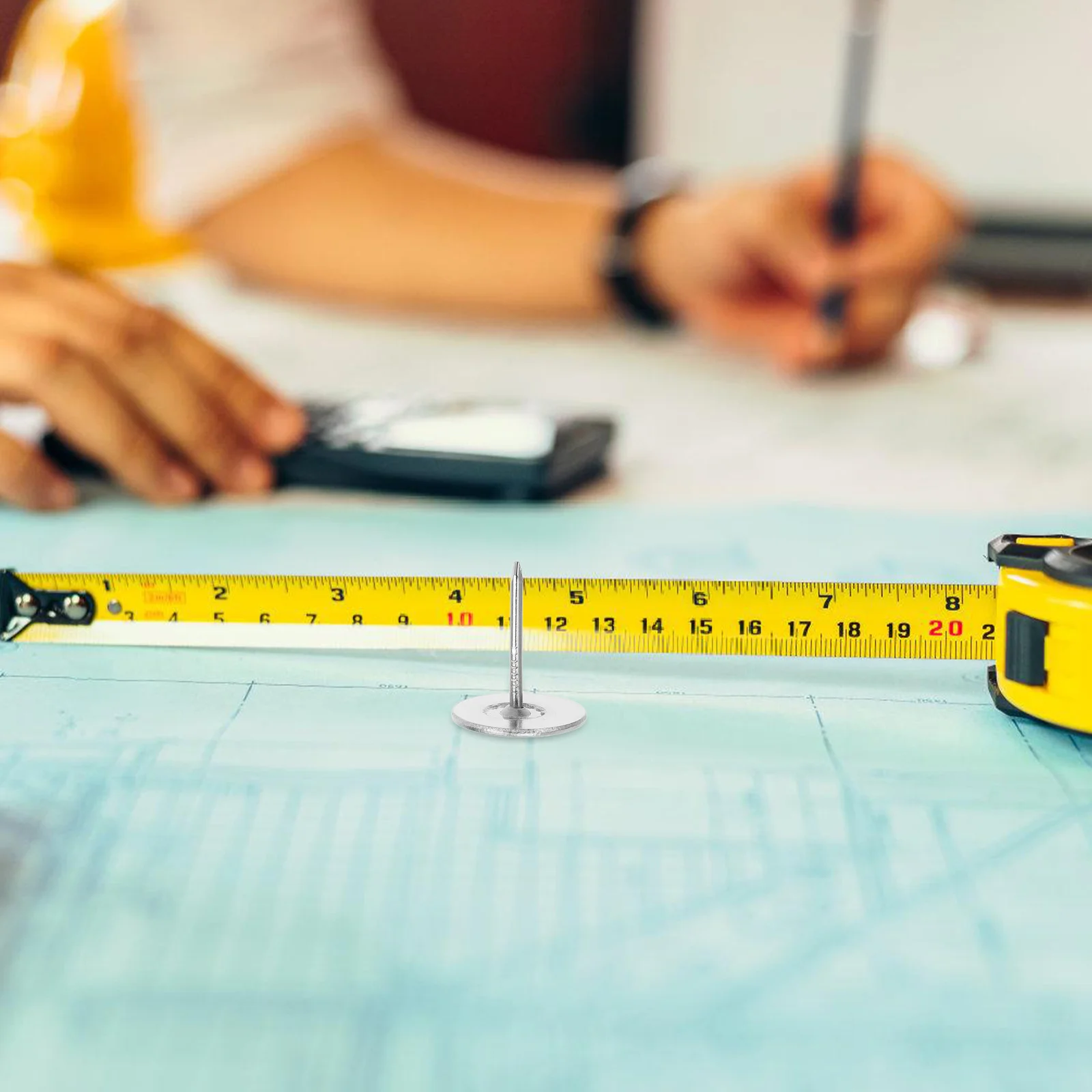 

20Pcs Flat Head Thumb Tacks Nail Metal Push Pins for Furniture Decoration Sofa Chair Headboard Bulletin Board Crafts