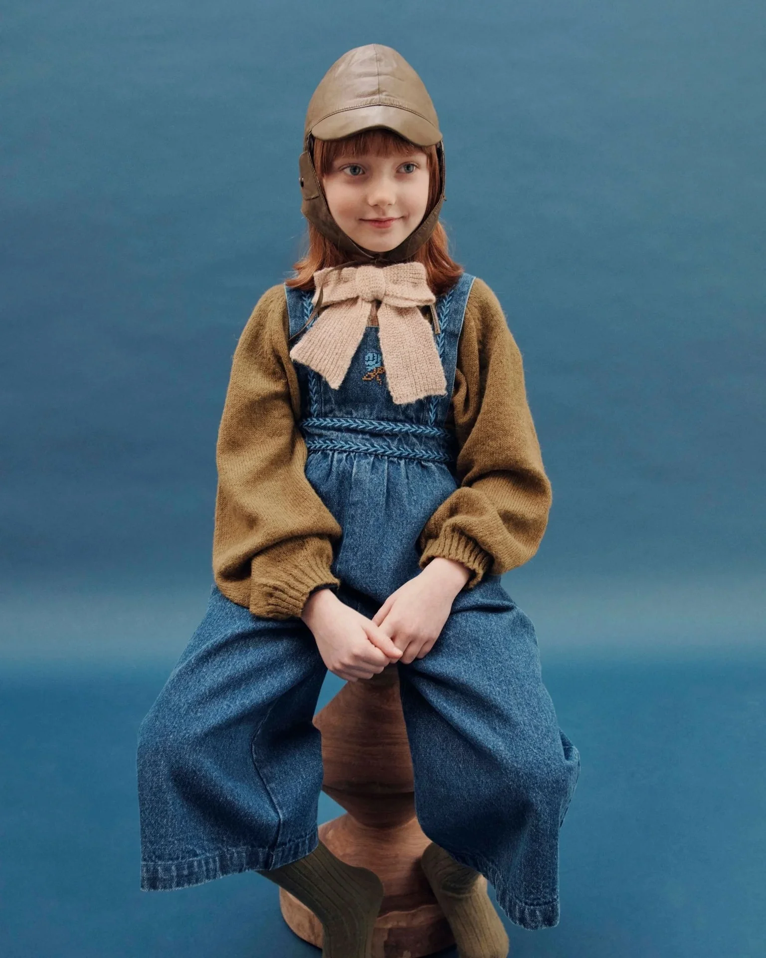 Korean  Children's Sweatshirt Corduroy Dress Skirt Knitwear Cardigan Child Girls Sweater Clothes Top Kids Clothes