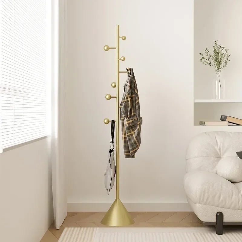 

Modern Simple Floor Standing Bedroom Home Room Light Luxury Hanging Clothes Rack Removable Coat Rack