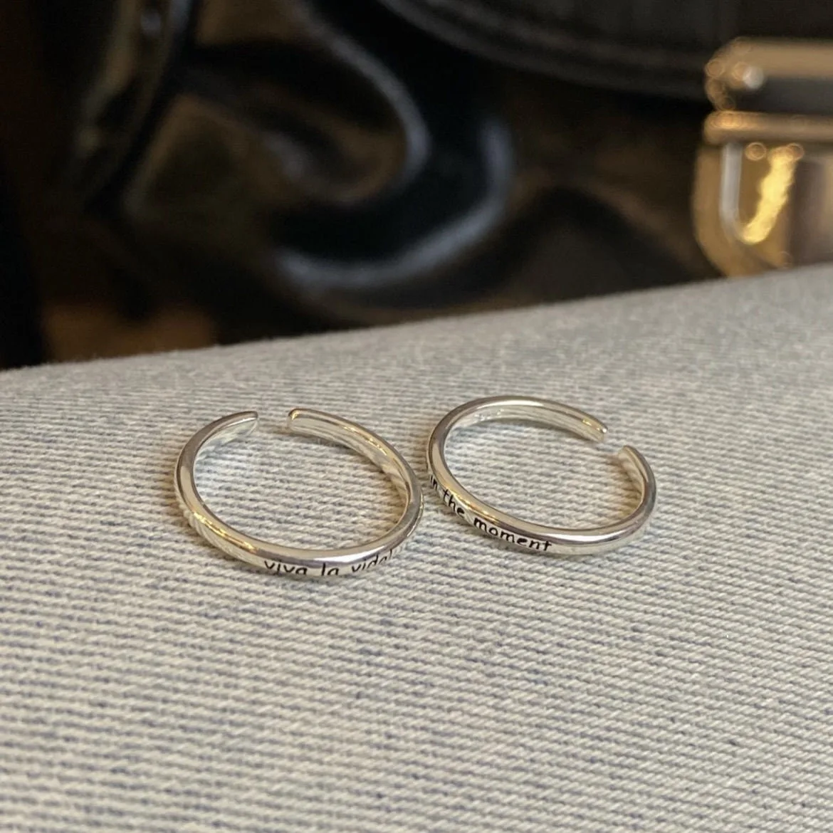 Moneys 925 Letter Small Adjustable 925 Sterling Silver Designer Jewellery Rings For Women Luxury Vintage Elegant Accessories