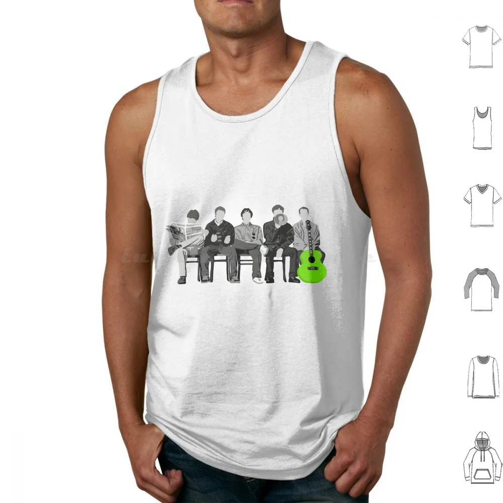 Day Gift For Wonderwall Gift For Fan Tank Tops Print Cotton Day For Wonderwall For Fan Noel Gallagher Liam Britpop Music