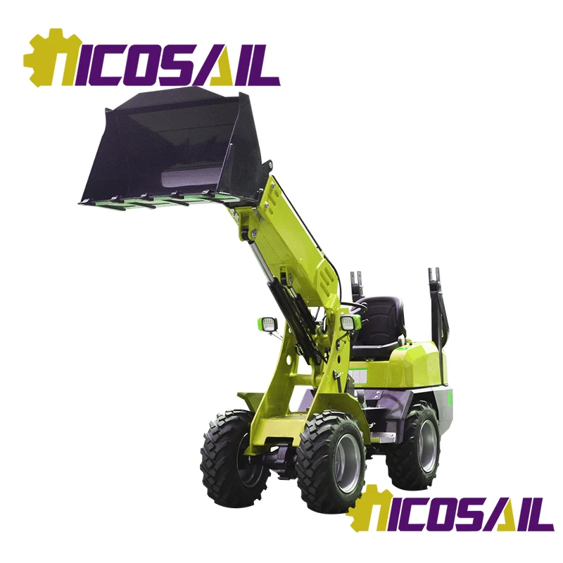 

Small telescopic arm loader front loader farm hydraulic small shovel claw four-wheel drive