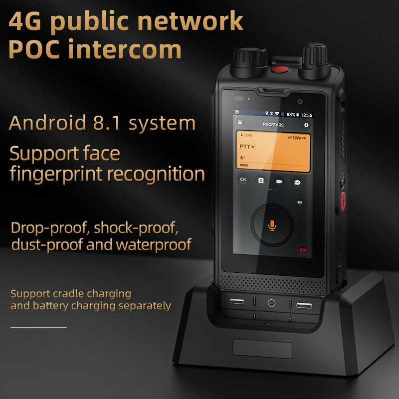 26    Zello GPS  WIFI IP Android   PTT Mobile Phone Walkie Talkie  With SIM Card 4G LTE POC INTERCOM