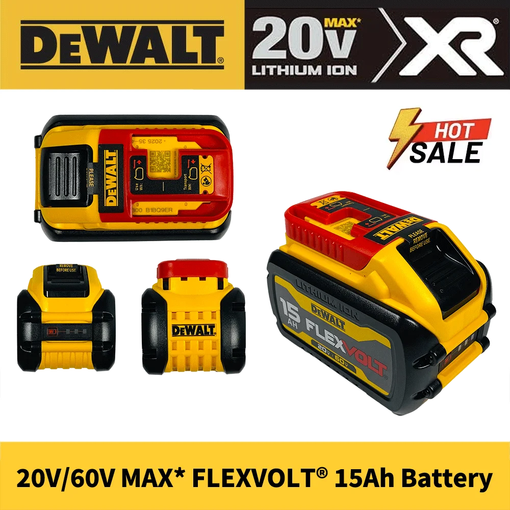 

Для Dewalt DCB615 FLEXVOLT аккумулятор 20 В/60 В 15 Ач 54 В высокая емкость 21700 ячеек литий-ионный долговечный перезаряжаемый электроинструмент
