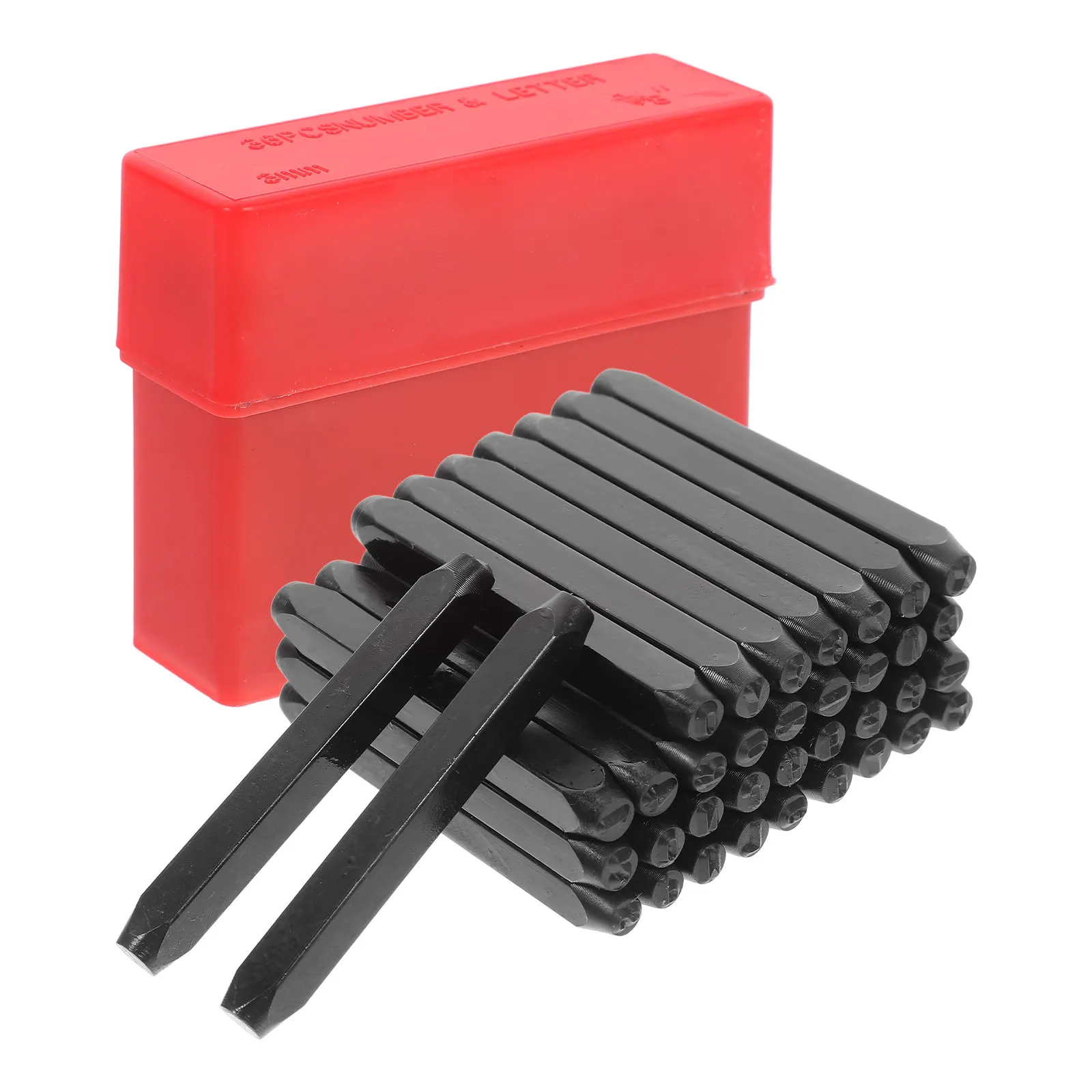 

36Pcs Metal Stamping Kit A-Z 0-9 Symbols Carbon Steel Letter Number Punch Set for Jewelry Making DIY Crafts Wood Metal PU