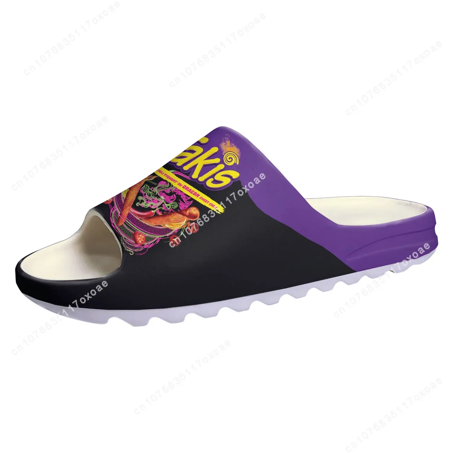 

Funny Chips Takis Food Snack Soft Sole Sllipers Home Clogs Customized Step On Water Shoes Mens Womens Teenager Step in Sandals