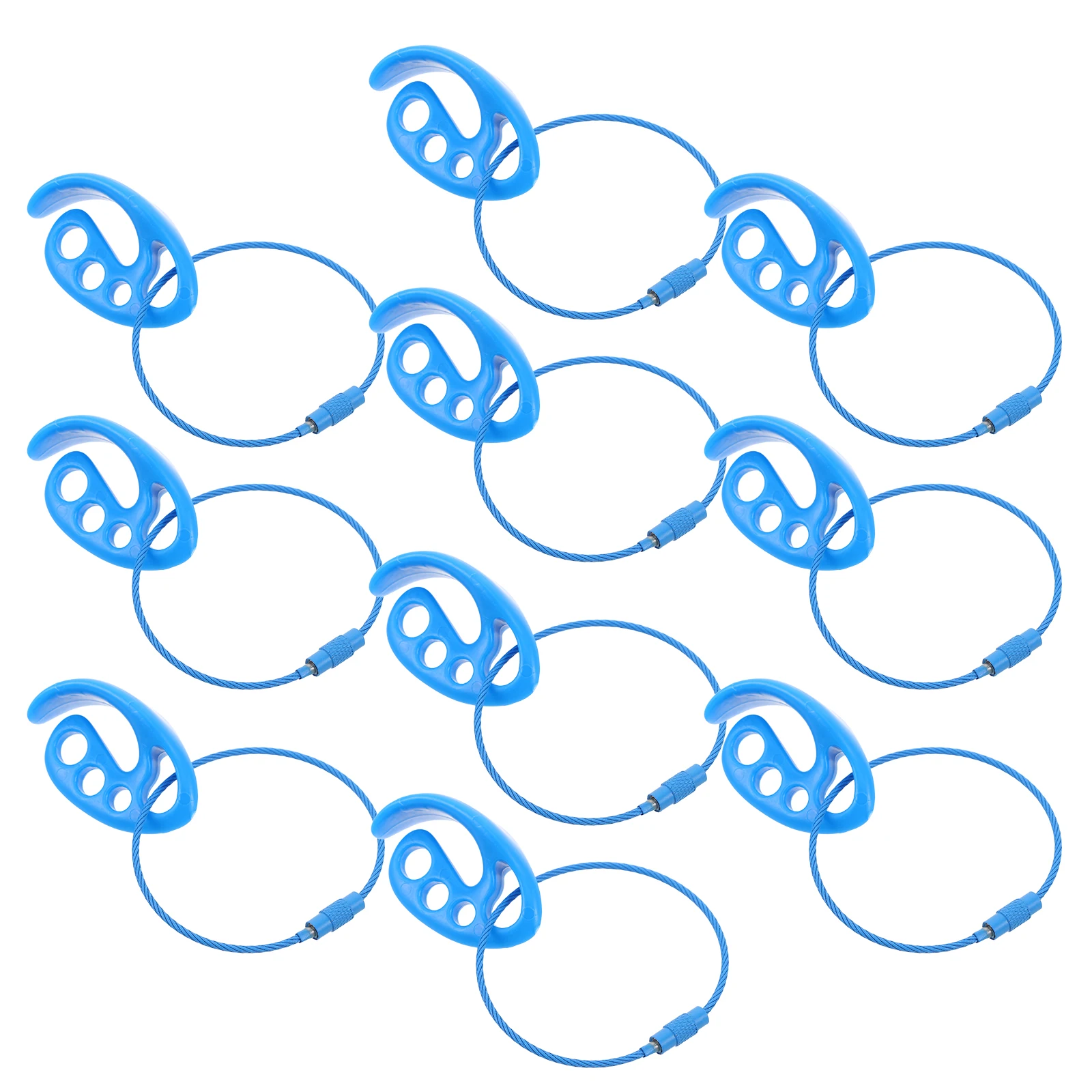 

10 Pcs Outdoor Clip Disc Golf Storage Detachable Sport Holder Hook up Backpack Attachment